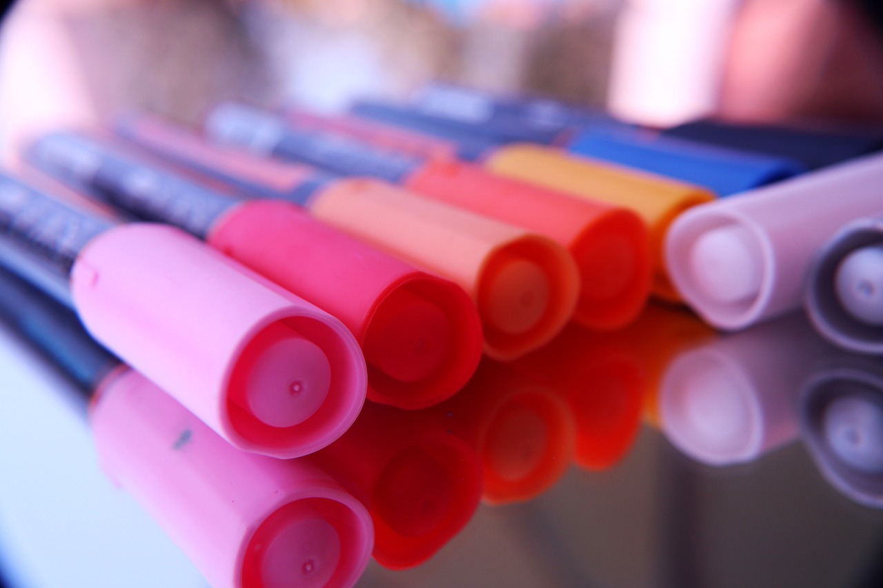 felt pens, felt pen art, felt markers