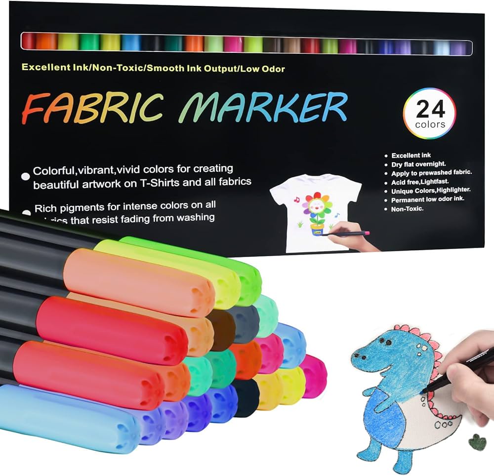 Porównanie zielonego serca na tkaninie przed i po praniu obok siebie